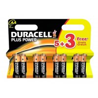 DURACELL AA 5 + 3 PACK