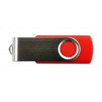 RED SWIVEL TOP USB 8GB