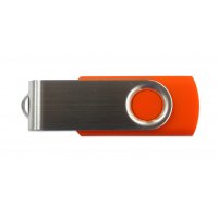 ORANGE SWIVEL TOP USB 8GB